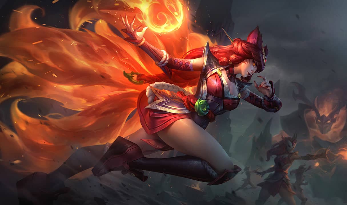 Ahri renard du feu