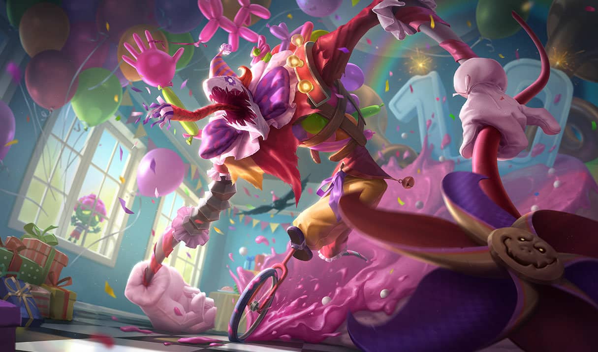 Fiddlesticks clown maléfique