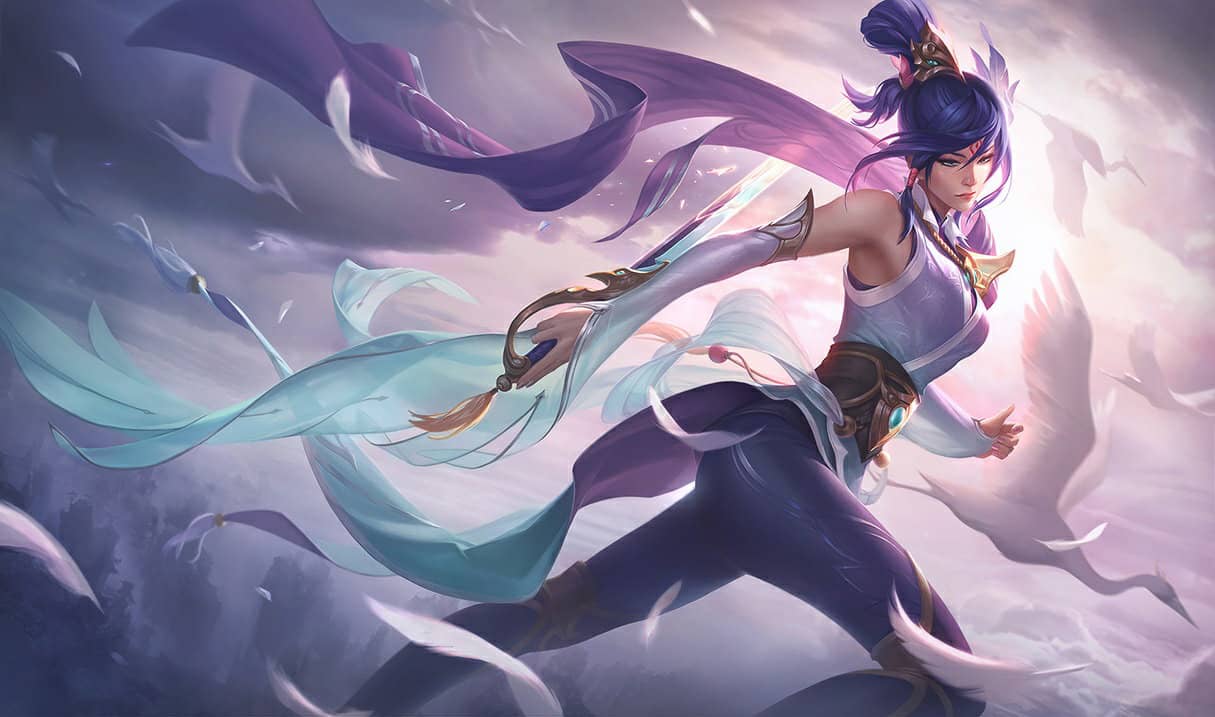 Fiora à l'épée ascendante