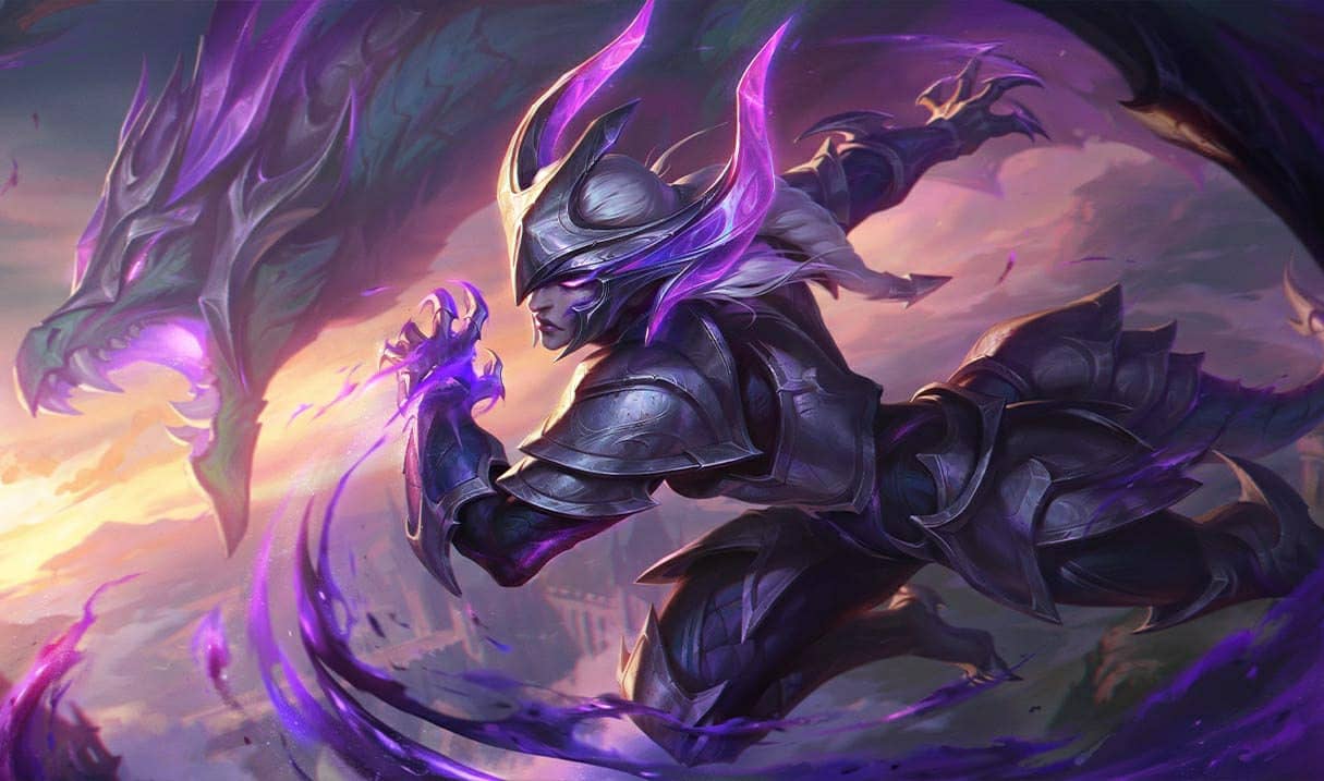 Shyvana aux flammes noires