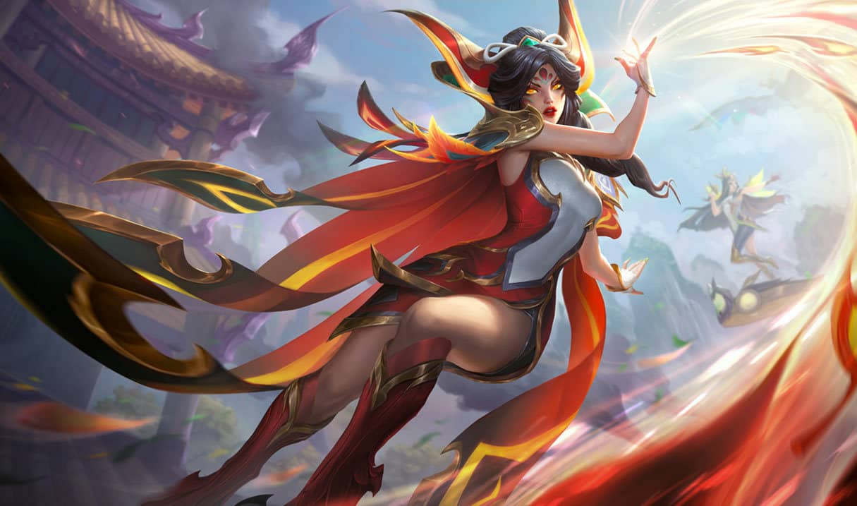 Xayah phénix courageux