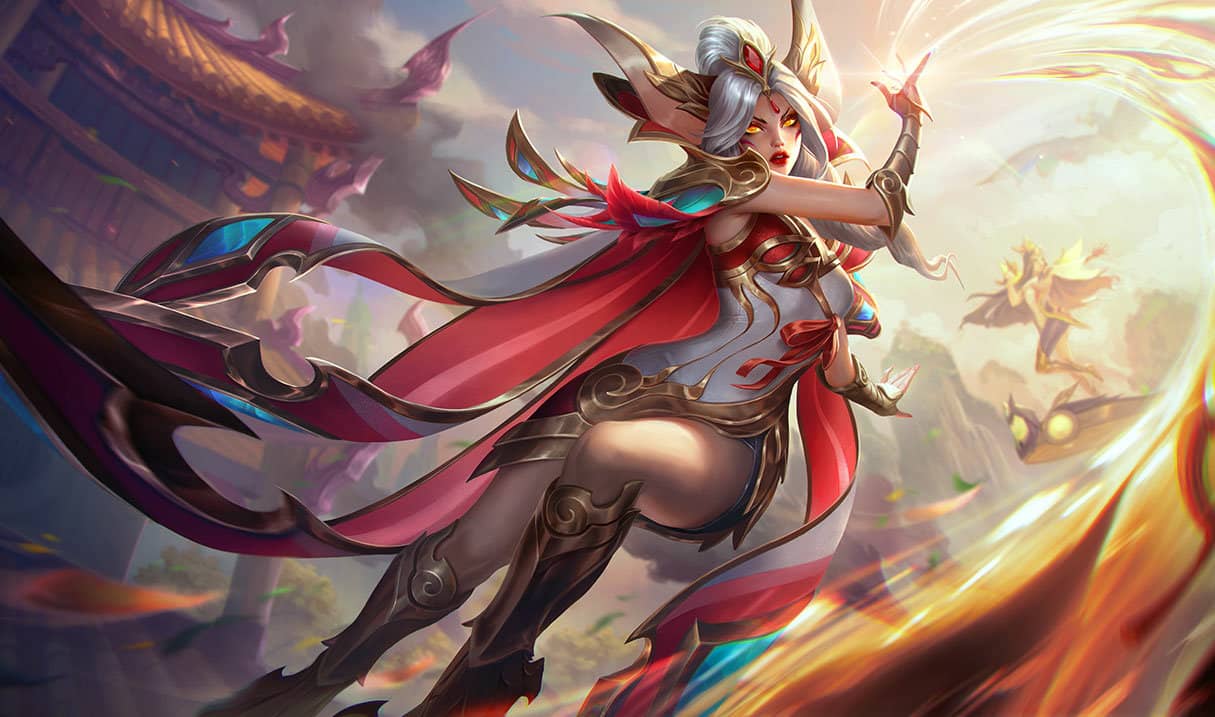Xayah phénix courageux prestige
