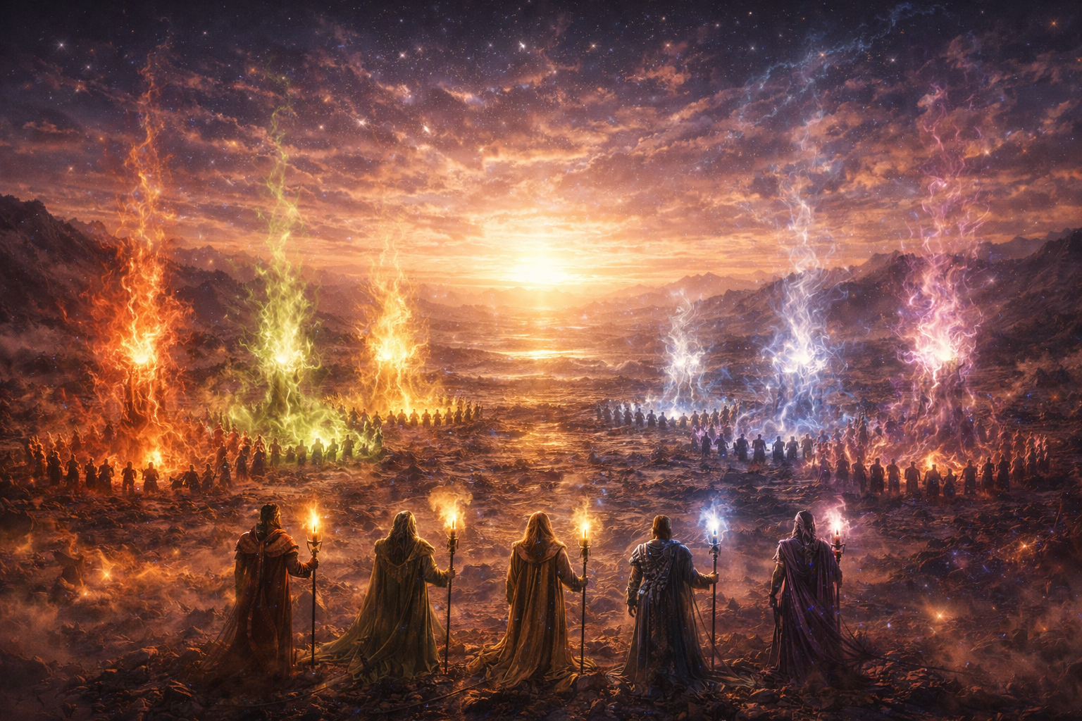 L'Aube des Ordres — les Six Ordres naissent